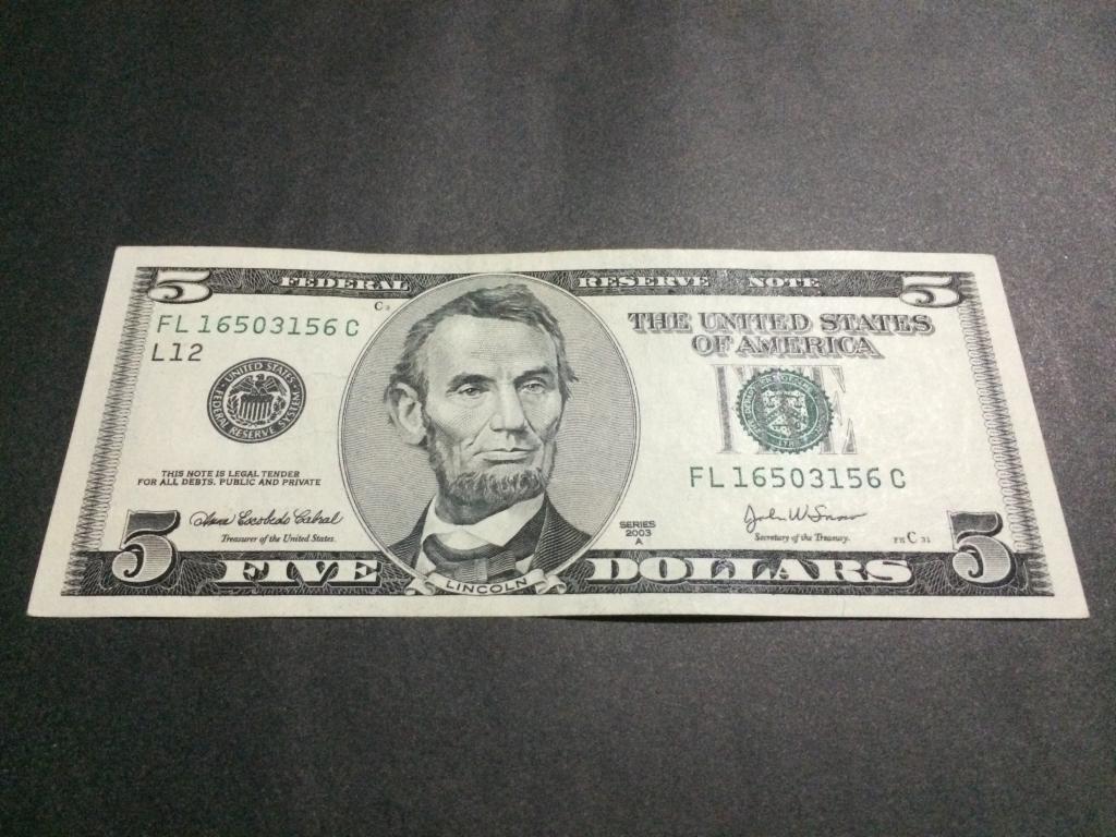 1 доллар 5 долларов 6