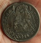 Австрия !! 15 крейцеров 1681 г !!! Старое серебро !!