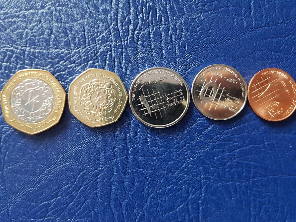 Монеты Иордании Фото