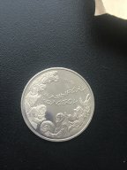 Монета из серии сказки, колобок