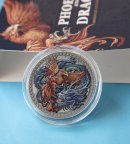 ГАНА: Феникс и Дракон серебро 50 грамм 10 Седис 2021 года серебро Антик ...