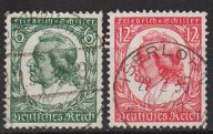 1934 - Рейх - Ф.Шиллер Mi.554-55