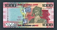 Сьерра Леоне 1000 леоне 2016 год.