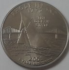США 25 центов 2001 года, Род Айленд