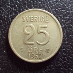 Швеция 25 эре 1957 год.