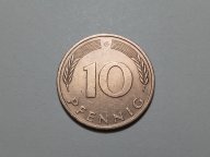 Германия 10 пфеннигов G 1990 года