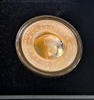 Монета УЕФА ЕВРО 2024/ UEFA EURO 2024. Серебро с позолотой, номинал -100 тенге. Новинка-серия "Спорт
