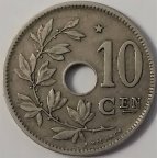 Бельгия 10 сантимов 1930 года (BELGIE)