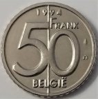 Бельгия 50 франков 1994 года (BELGIE)