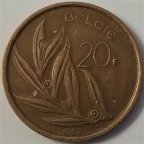Бельгия 20 франков 1982 года (BELGIE)