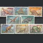 Марки Вьетнам 1990 Динозавры. Гашенные