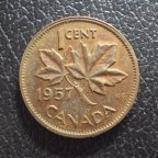 Канада 1 цент 1957 год.