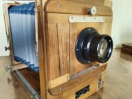 Фотокамеpа ФКД 13х18, 1963 года. Camera FKD 13x18, 1963.