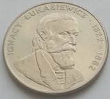 Польша 50 злотых 1983 г. Игнатий Лукашевич. Большая монета. Редкая. 