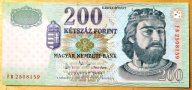 Венгрия !! 200 форинтов 2004 года !! UNC !!!