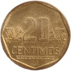 Перу, 20 сентимо, 2004