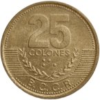 Коста-Рика, 25 колонов, 2001