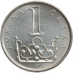 Чехия, 1 крона, 2001
