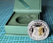 AIÝ (Медведь) 500 тенге. Казахстан 2024 год. proof like. 