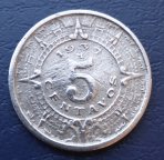 Мексика 5 сентаво  1937 год