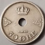 Норвегия 50 ойре 1940 года 