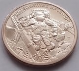 США 1 доллар 2025 г. Техас. Космический центр Джонсона. Американские инновации. Р (2)