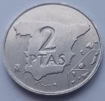 Испания 2 песеты 1984 г. 