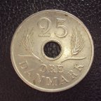Дания 25 эре 1968 год.