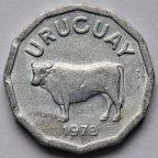 Уругвай 5 сентесимо 1978года. 122